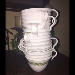 Vintage Corelle Spring Blossom Coffee Cups